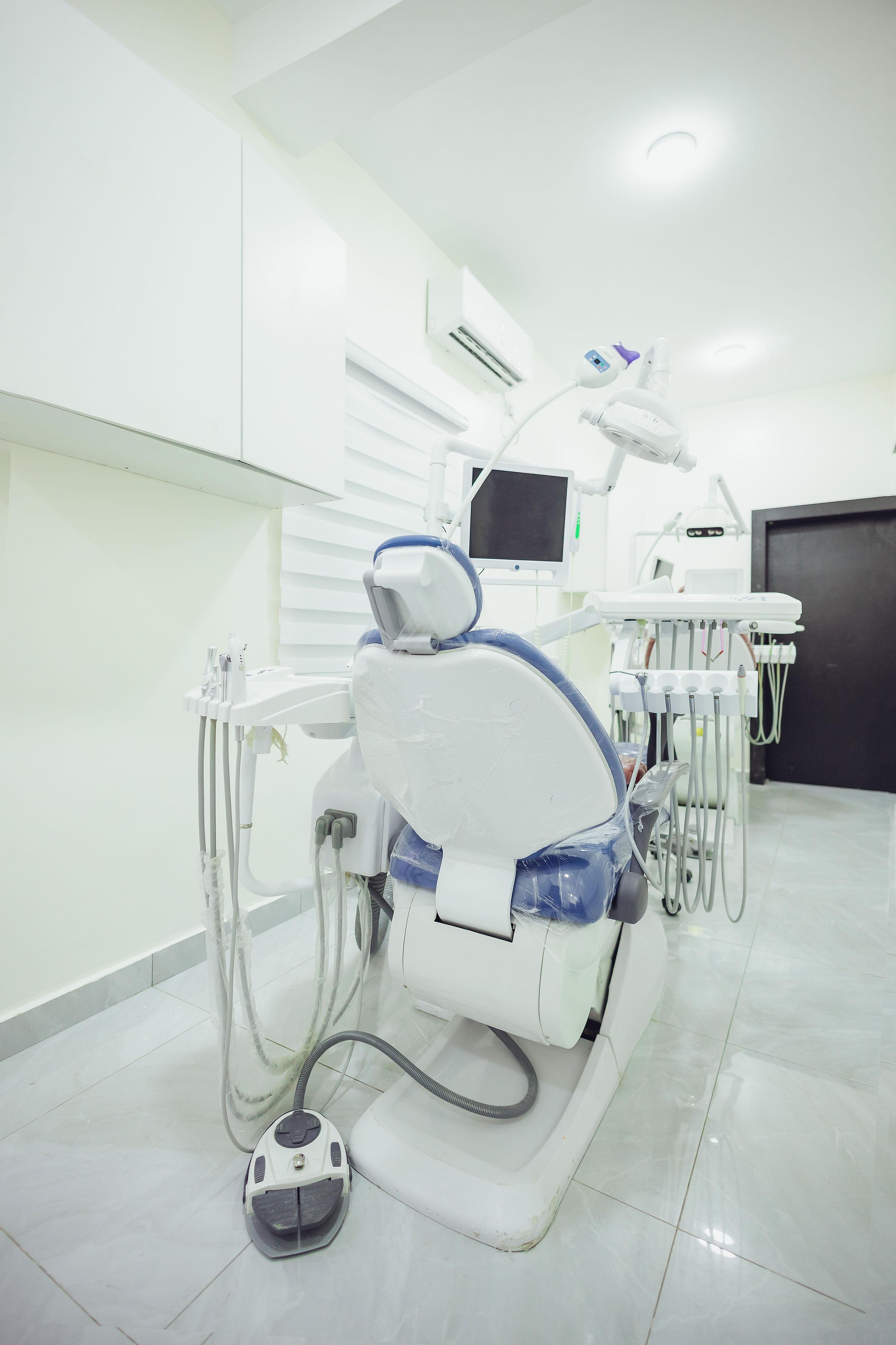 Smiling dental patient